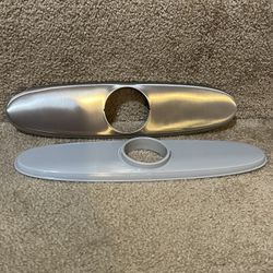 Delta Kitchen Faucet sink plumbing cover  Metal  Deck Plate Stainless steel new