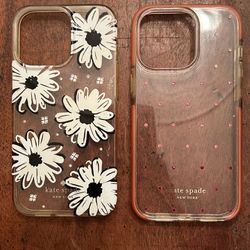 2 Used Kate Spade IPhone 13 Pro Cases 