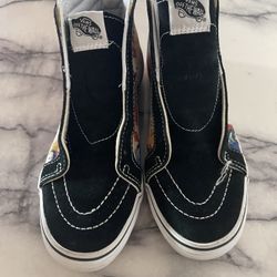 VANS SK8-HI SLIM DISNEY PRINCESS  RARE UNISEX WOMEN 6.5 MEN 5