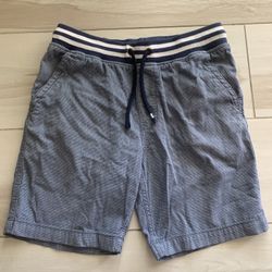 Wonder Nation blue denim like boy shorts sz. husky L (10/12) elastic Waist