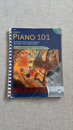 Alfred’s Piano 101 Book