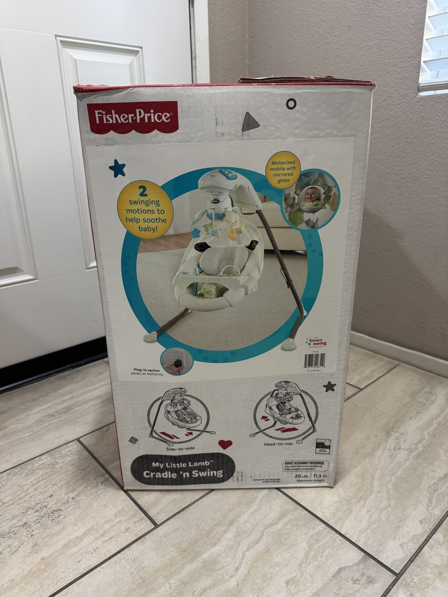 Fisher Price My Little Lamb Cradle Swing