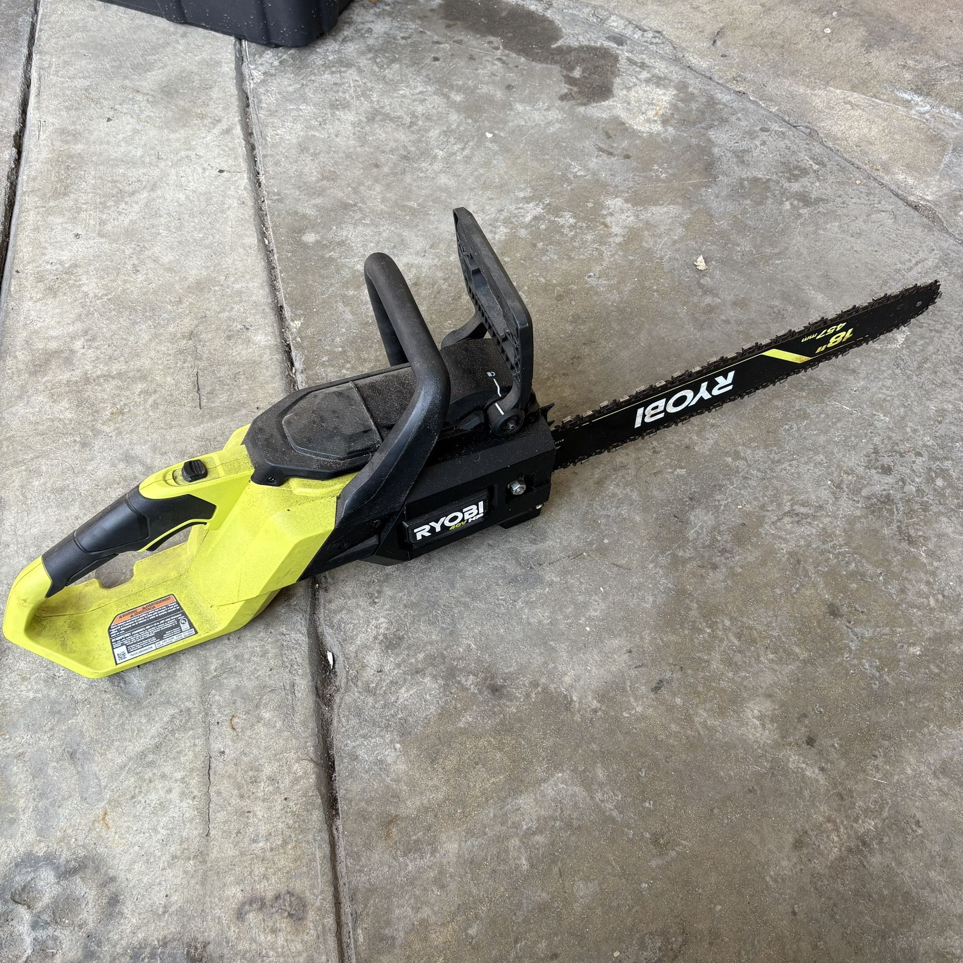 Ryobi 40 Volt Chainsaw (For Part)