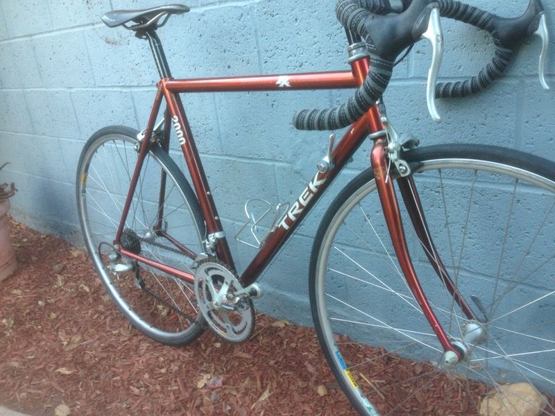 Trek 2000 54cm zx aluminum road bike