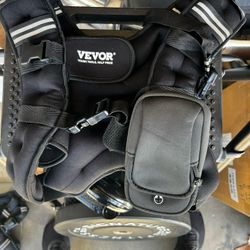 12 Lbs Weighted Vest With Cell Phone Case