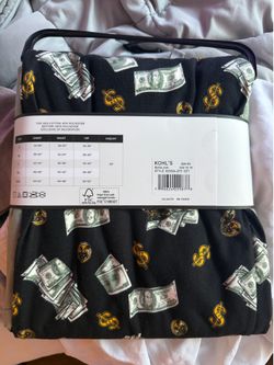 Money Graphic Pajama Set Brand New ($30 Retail)