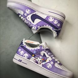 Air Force 1 Low Little Witch Skull White Hello Kitty