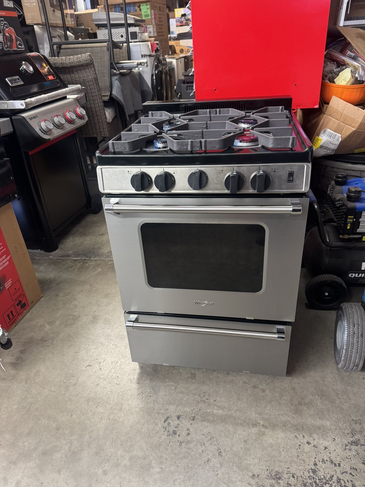 Stove Gas Range Whirlpool W 24”