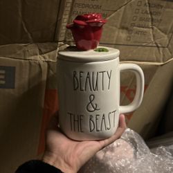 Rae Dunn Beauty And The Beast Mug