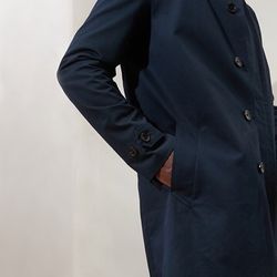 Banana Republic Long Navy Coat