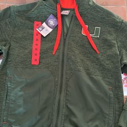 University of Miami (Miami Hurricanes) full-zip hoodie/jacket