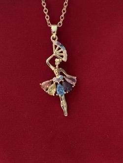 Necklace high quality jewelry bailarina