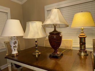 🛋️ Vintage Table Lamps – $20–$25 Each OBO or $90 for All (OBO)