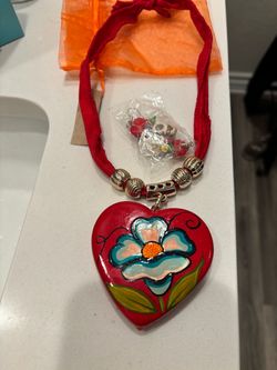 Mexican Style Necklace and Earrings