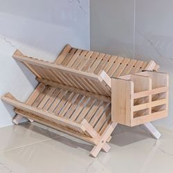 Wooden Dish Drying Tray