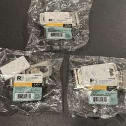 3 New RELIABILT 3-1/2-in Stainless steel Keyed hinge hasps Item #803708 | Model #S841-588
