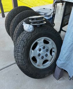 16” GM Wheels w/All Terrain Tires