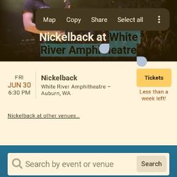 Nickleback Concert Tickets