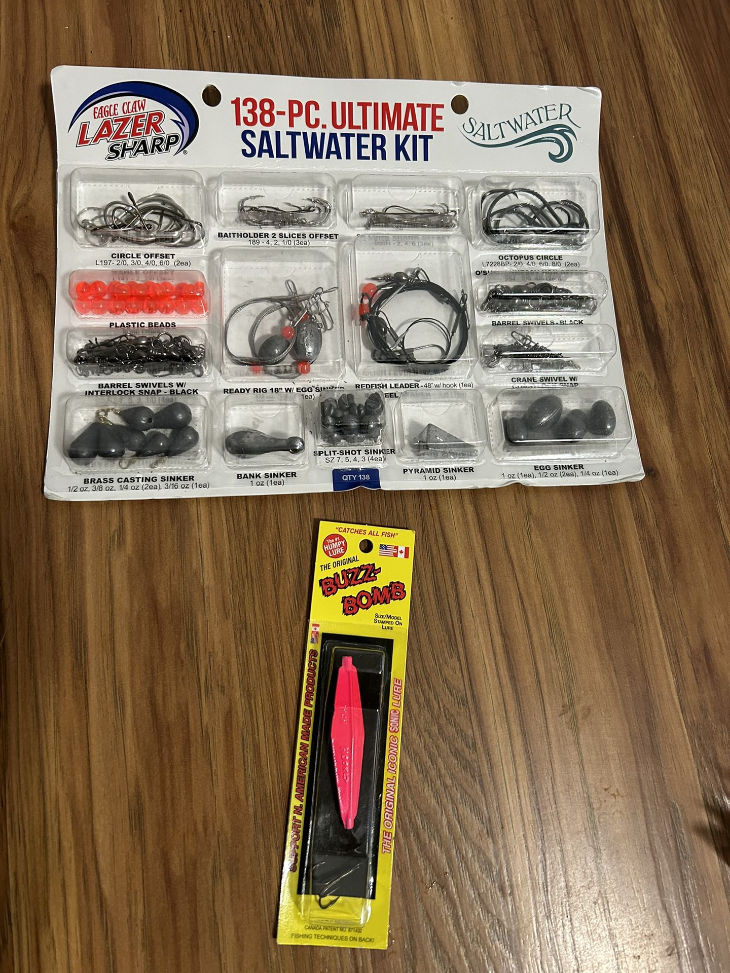 Eagle Claw Lazer Sharp 138-piece Ultimate Saltwater Kit