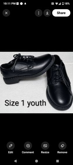 Puma size 13C / Dress shoes 1Y