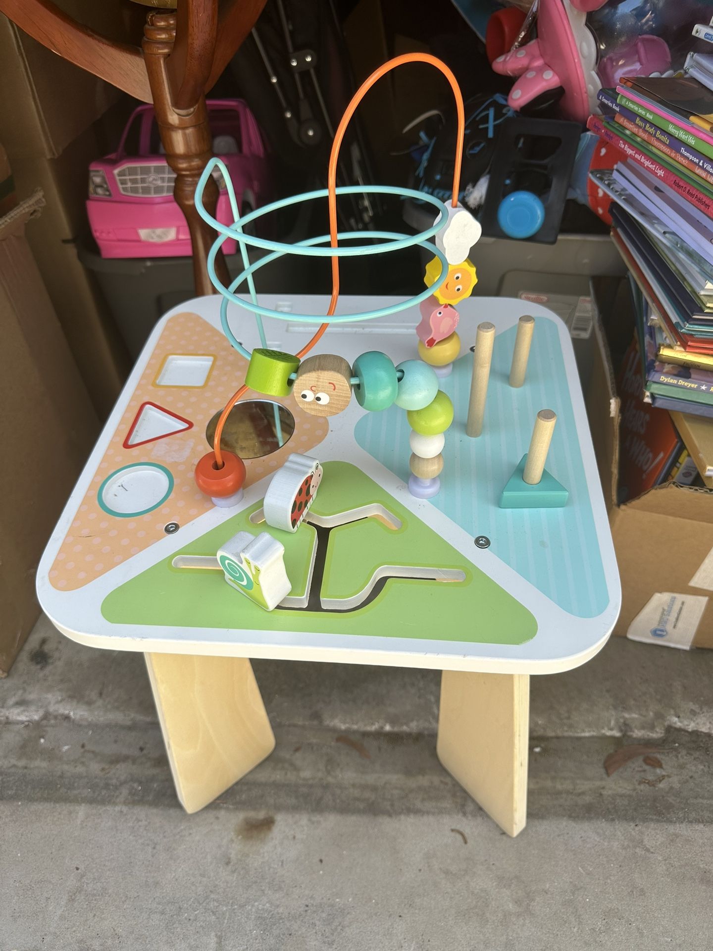 Sunshine Day, Wooden Activity Table