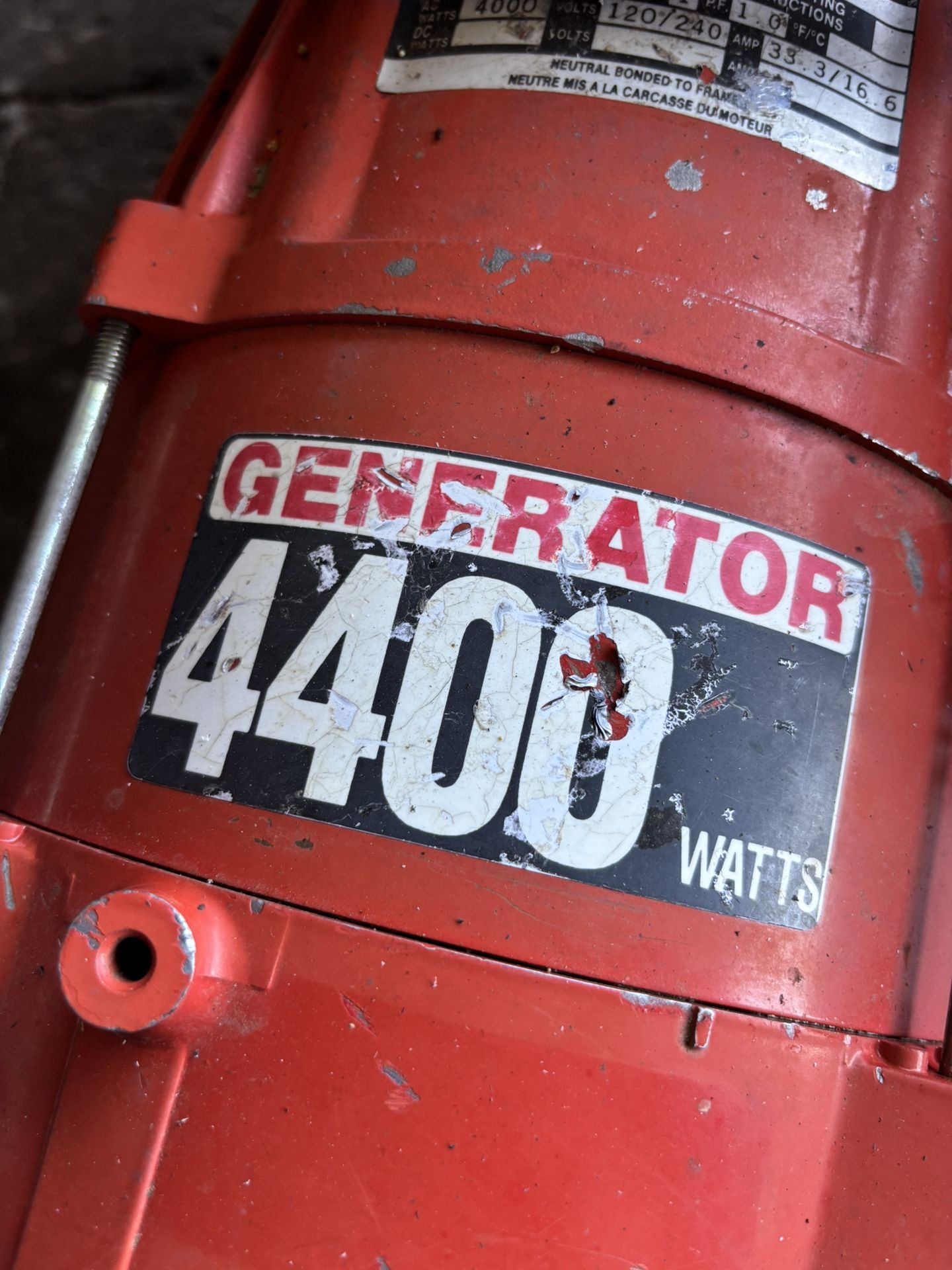 Generator 4400watts