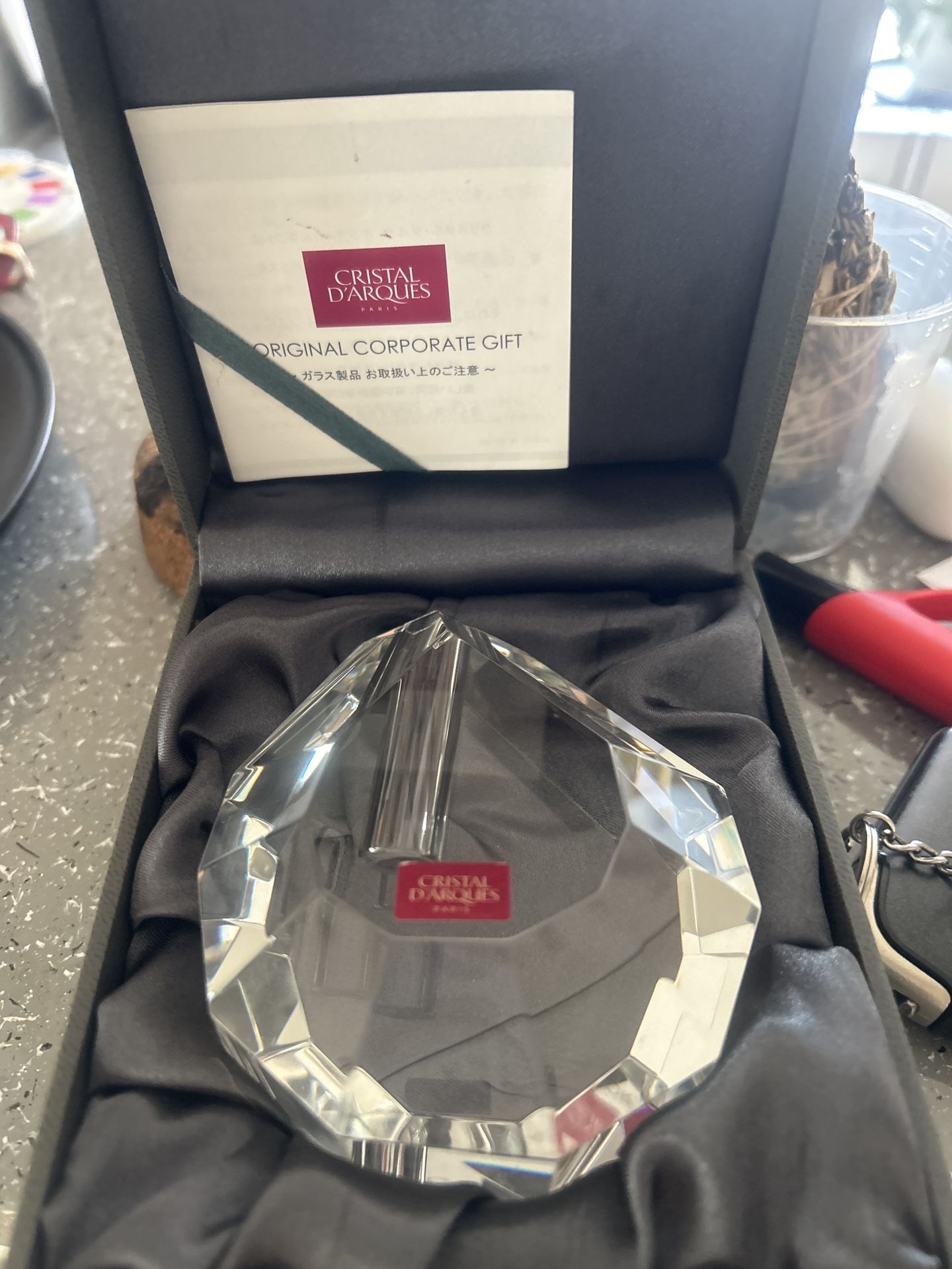 Cristal d’Arques Crystal Corporate Gift – NEW in Box