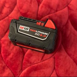 Milwaukee M18 Battery 5.0 Pulled From Bundles 