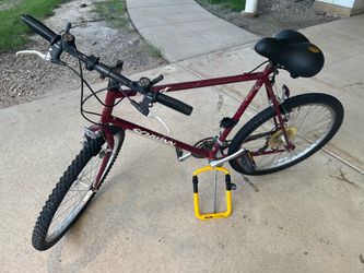Bike and bike lock