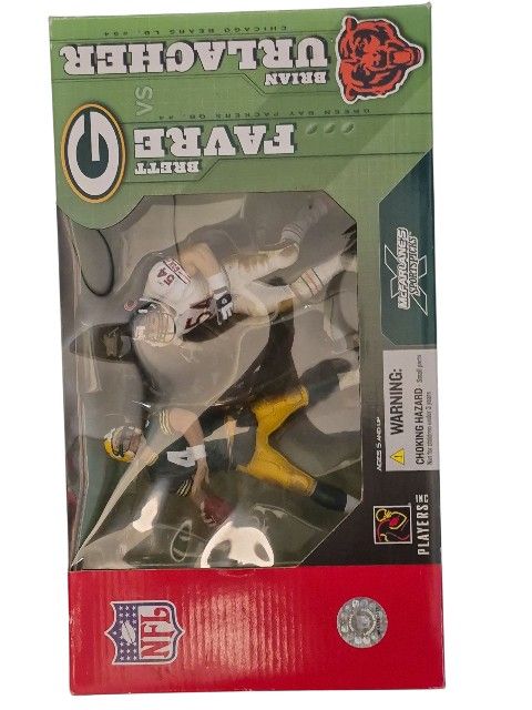 McFarlane NFL Series 6 Brett Favre vs. Brian Urlacher Deluxe 2-Pack