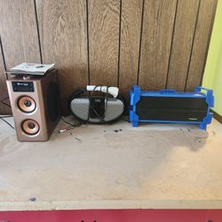 3 Radio/ Speakers For Bluetooth-new