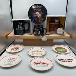 Harry Potter Wizards of Baking Dessert Plates and Mugs