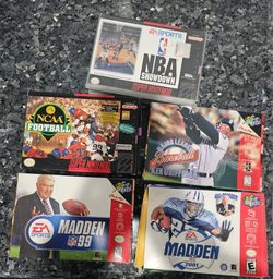 N64 And Snes Games