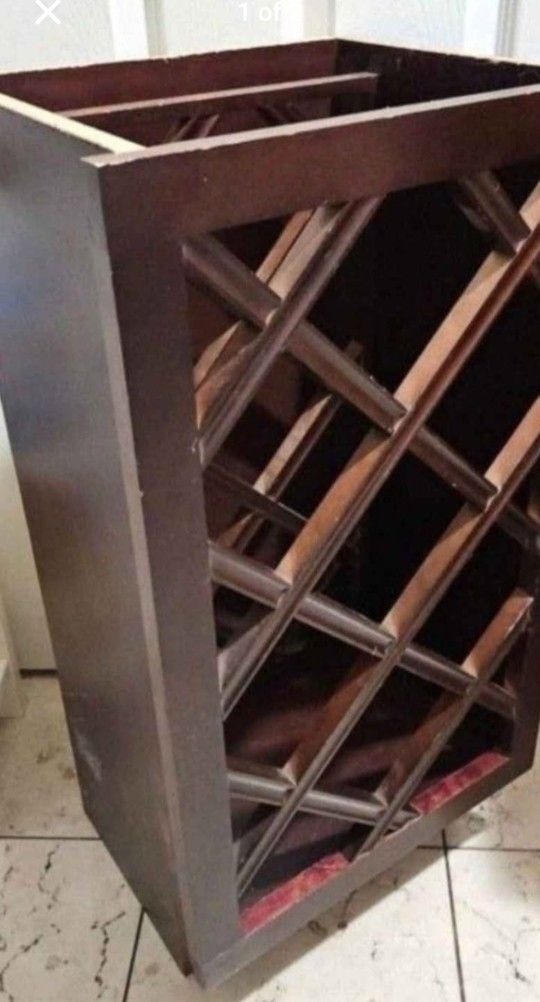 Wood Wine Cabinet Storage