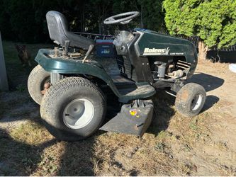 Ridding lawn mower