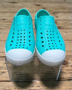 Kids Native Shoes in Mint Green