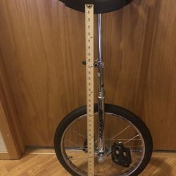 Torker  Unistar CX 20 inches wheel Unicycle Chrome Extend Up To 38 inches height.