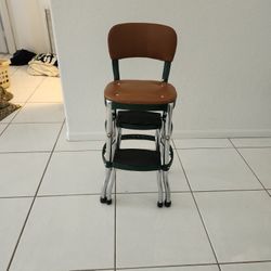 Chair With Step Stool