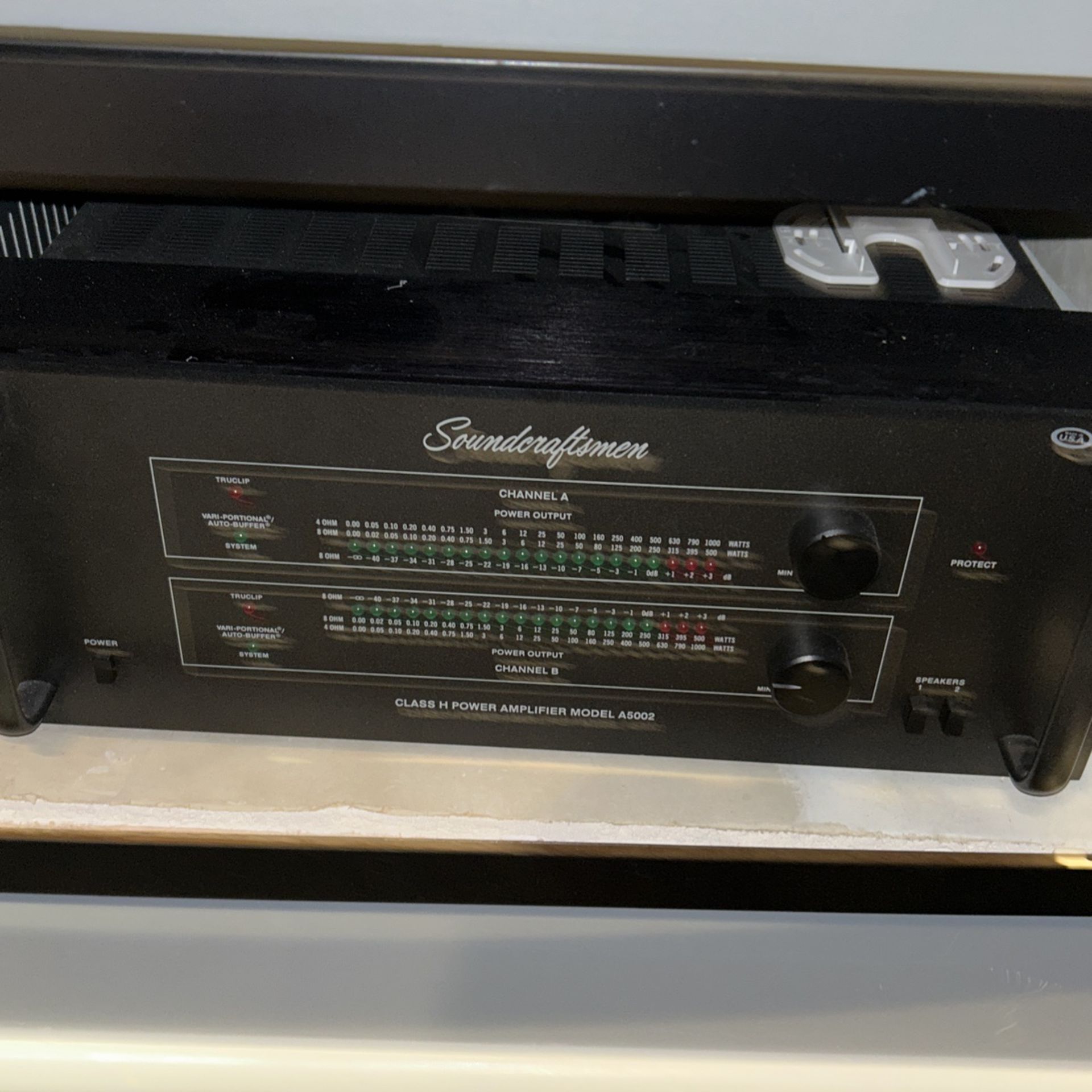 Sound Craftsmen 1970s Stereo Amplifier ma5002
