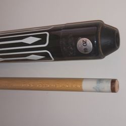 Great 2 Piece Starter Cue With Soft Case- $15