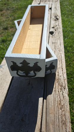 Country French Farmhouse Wood Box