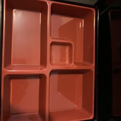 Japanese Black Lacquer Bento Box