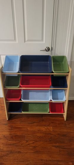 Kids toy storage organizer