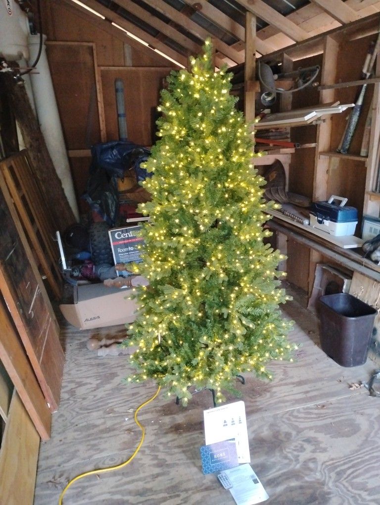 6ft Home Reflection Pre Lit Christmas Tree With Stand