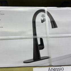Kohler Anessia touchless pull-down kitchen faucet with a matte black finish