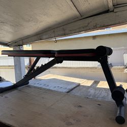 Bench + Barbell + Weights