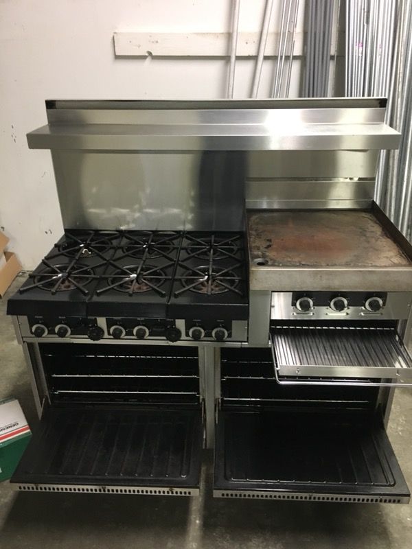 Garland X606R24RR Sunfire 60" Gas Restaurant Range 24" Raised Griddle
