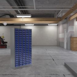 100 Drawers Parts Cabinet, Bolt & Nut Storage Hardware Tool Organization Shelves