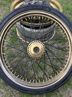 Harley rims And Tire