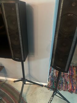 Pyle 2000W Bluetooth PA Speaker System - Active & Passive Outdoor Party Speakers